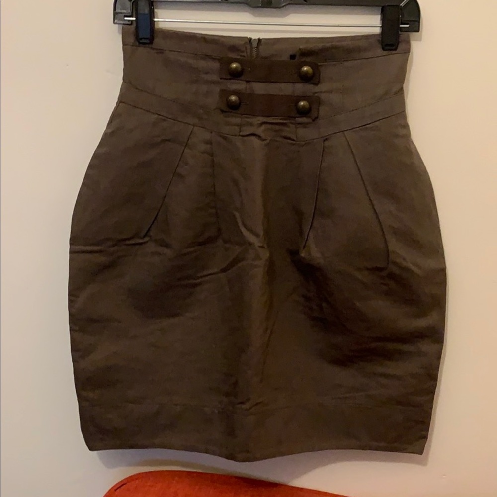 CUE Australia Military Bubble Skirt US size 4